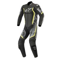 Мотокомбинезон Alpinestars Motegi V2 1PC Leather Suit black camo yellow fluo