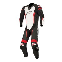 Мотокомбинезон Alpinestars Missile Leather Suit 1 PC Tech-Air black white red fluo