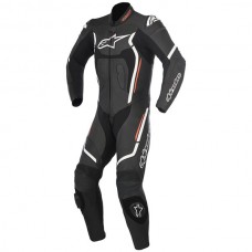 Мотокомбинезон Alpinestars Motegi V2 1PC Leather Suit black white red fluo