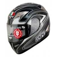 Мотошлем AGV TI-Tech Multi Arrow Black-Gunmetal-Silver