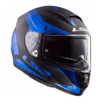 Мотошлем LS2 FF397 Vector Single Matt Black Blue
